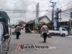 Polsek Marga Strong Point Siang Simpang Belayu