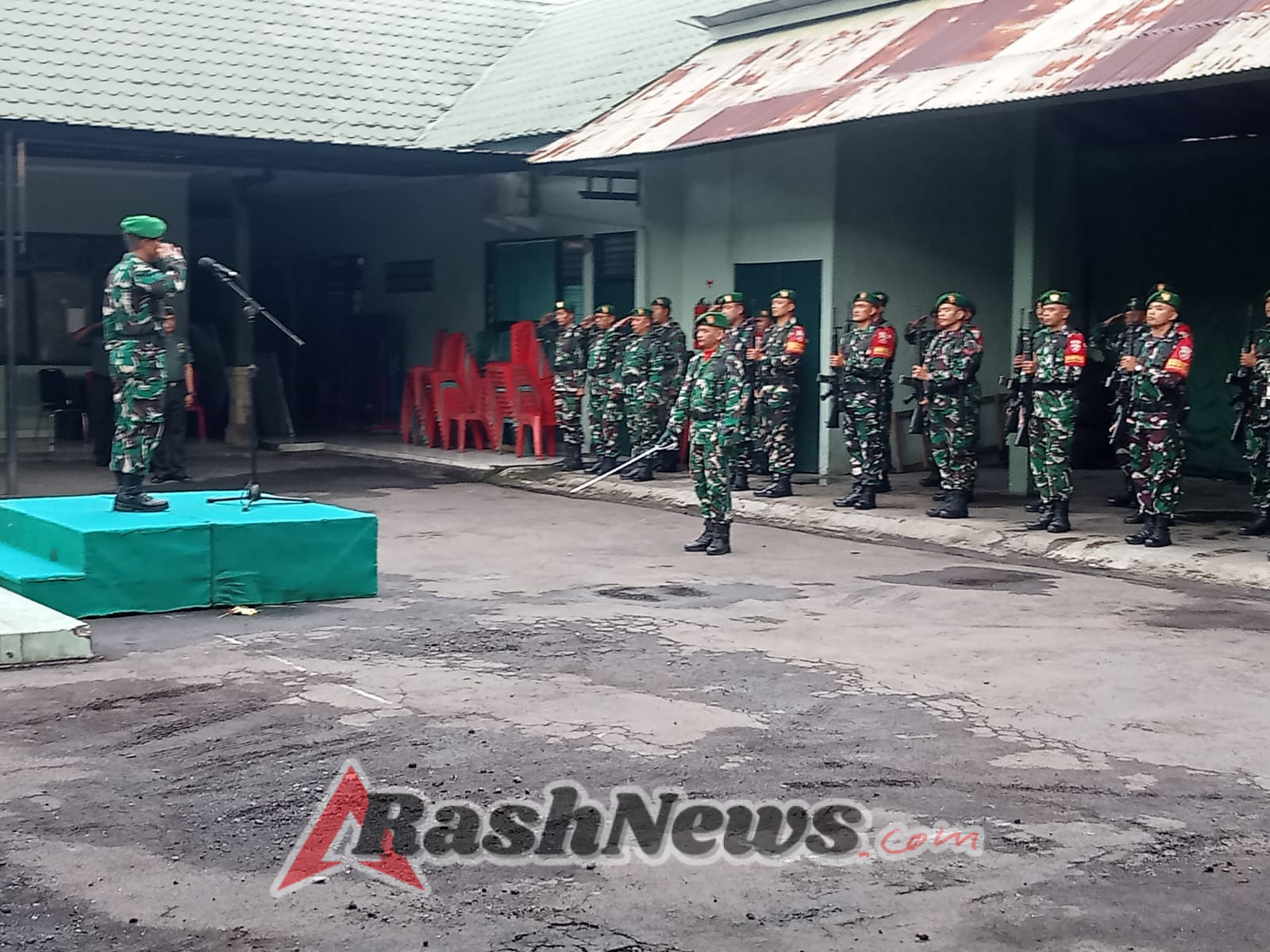 Kasdim Tabanan Pimpin Upacara Mingguan, Tekankan Disiplin dan Tanggung Jawab Prajurit