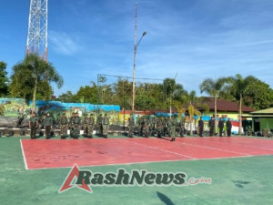 Merah Putih Berkibar Gagah, Prajurit Kodim 1612/Manggarai Kokohkan Semangat Pengabdian