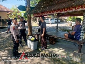 Sat Pamobvit Polres Gianyar Gelar Patroli dan Pengamanan di Obyek Wisata Kanto Lampo Waterfall