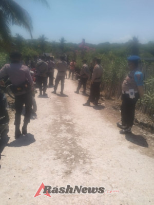 Sinergi TNI-Polri Amankan Situasi Aksi Massa di PT. Bo’a Development, Rote Ndao