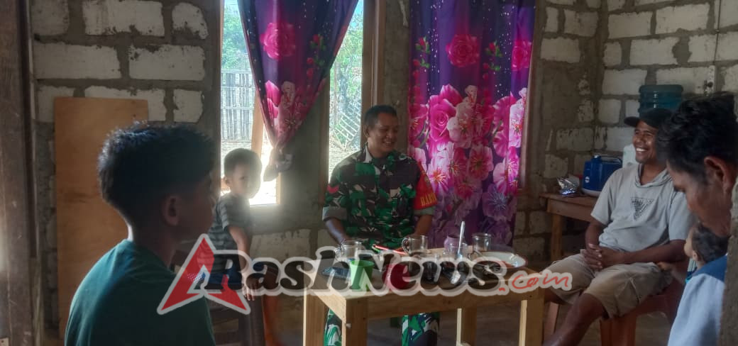 Koptu Syahrul Ramadhan Laksanakan Pemantauan Wilayah dan Verifikasi Data Calon TNI di Rote Ndao