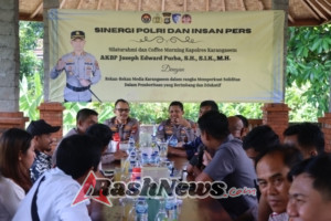 Kapolres Karangasem dan Media Perkuat Sinergi dalam Pemberitaan Edukatif