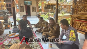 Istri Kadus Kangin Selesai Operasi, Babinsa Tohpati Hadir Beri Doa Dan Motivasi