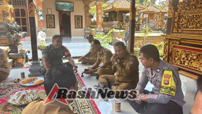 Istri Kadus Kangin Selesai Operasi, Babinsa Tohpati Hadir Beri Doa Dan Motivasi