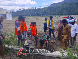 Proyek Saluran Irigasi 200 Meter dengan Anggaran APBN 2025 Mulai Dikerjakan