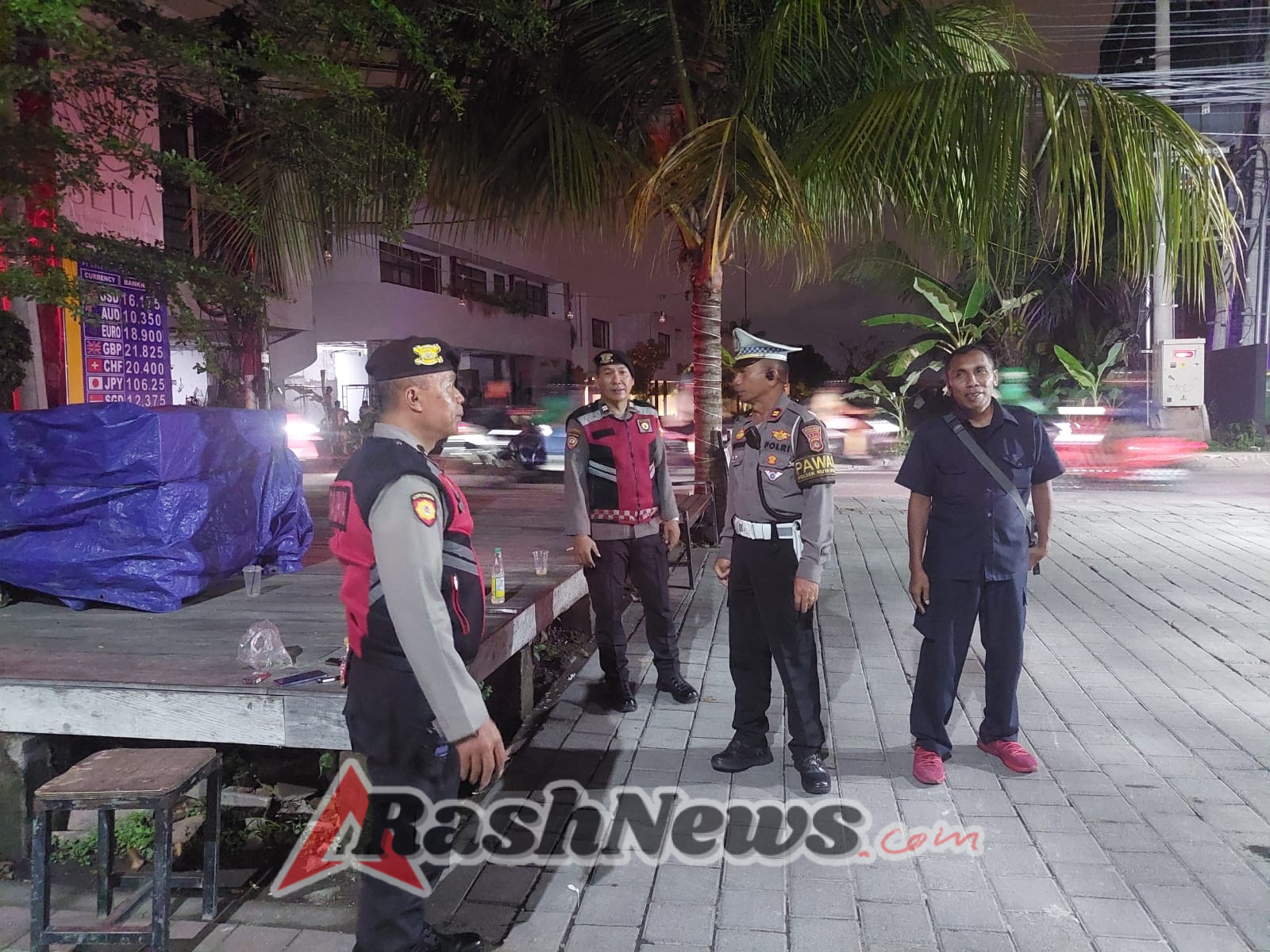 Polsek Kuta Utara Tingkatkan  Blue Light Patrol Ciptakan Destinasi Wisata Yang Aman