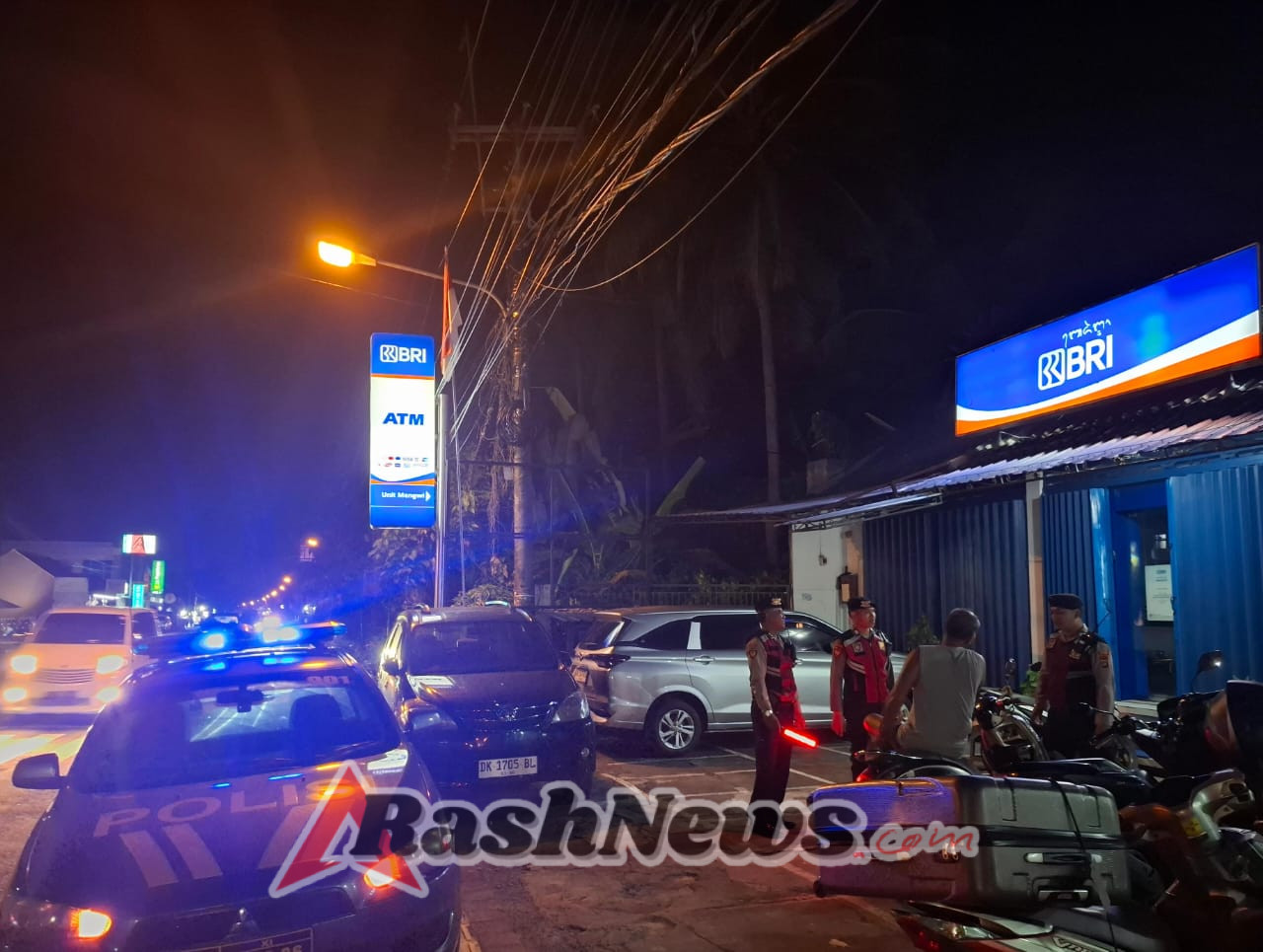 Cegah C3 dan Kejahatan Jalanan, Unit Turjawali Polres Badung Intensifkan Patroli Malam
