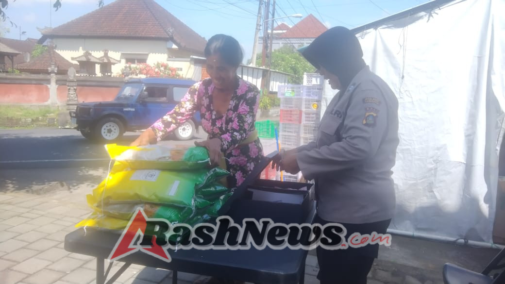 Polres Tabanan Bersama Bulog Kediri 1 Gelar Pasar Pangan Murah, Ringankan Beban Masyarakat di Tengah Fluktuasi Harga Beras