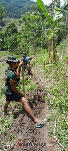 Progres Pipanisasi Air Bersih Capai 33 Persen, TMMD Ngada Terus Berlanjut dengan Semangat Gotong Royong