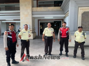Sat Samapta Polres Gianyar Laksanakan Patroli Sambang di Pasar Rakyat Gianyar, Pastikan Situasi Aman dan Kondusif
