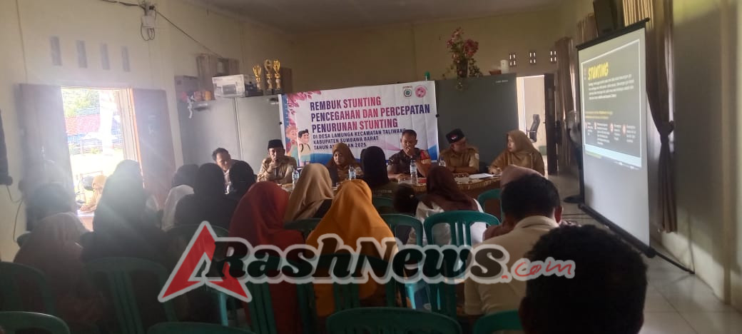 Rembuk Stunting di Lamunga, Babinsa Tegaskan Komitmen TNI Dukung Generasi Sehat