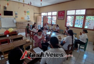Babinsa Desa Bangbang Dukung Upaya Pemerintah Desa Wujudkan Masyarakat Sehat dan Mandiri melalui Rumah Desa Sehat