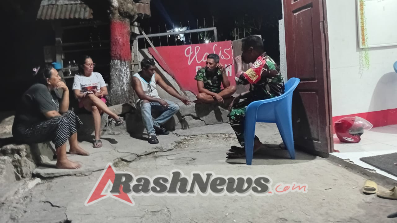 Babinsa dan Aparat Desa Berhasil Lakukan Mediasi KDRT Hingga Capai Kesepakatan Damai di Rote Ndao