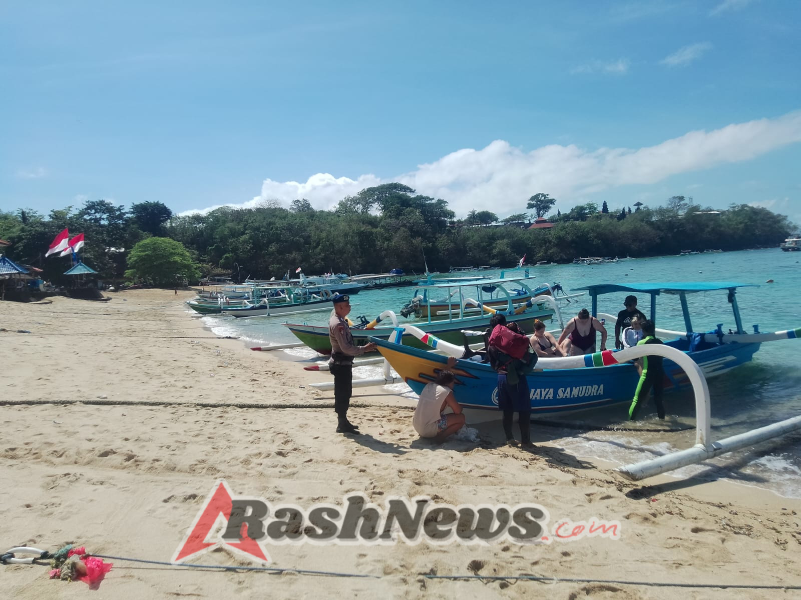 Cegah Laka Laut, Sat Polairud Karangasem Gencarkan Patroli dan Koordinasi di Kawasan Pantai Padangbai