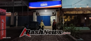 Polsek Kuta Utara Patroli Pastikan Obyek Vital Di Jalan Raya Canggu Aman