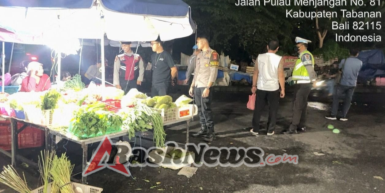 Blue Light Patrol Polres Tabanan Sisir Tempat Keramaian, Wujudkan Situasi Kamtibmas yang Kondusif
