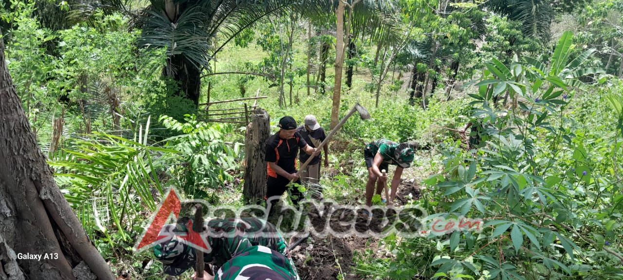 TMMD Kodim 1625/Ngada Dukung Kebutuhan Dasar Warga Lewat Program Pipanisasi Air Bersih