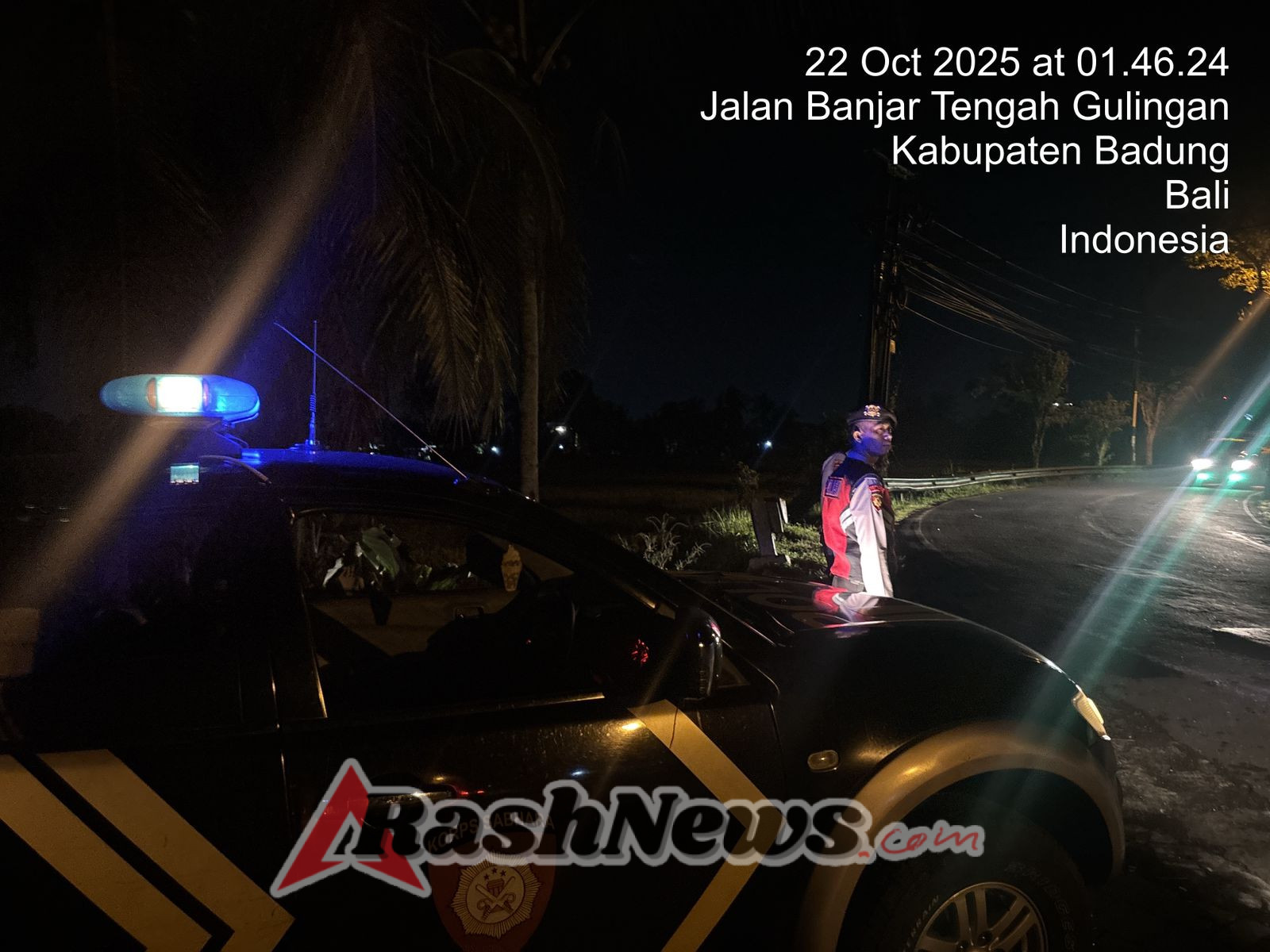 Patroli Subuh Samapta Polsek Mengwi Sasar Tempat Ibadah Umat Hindu