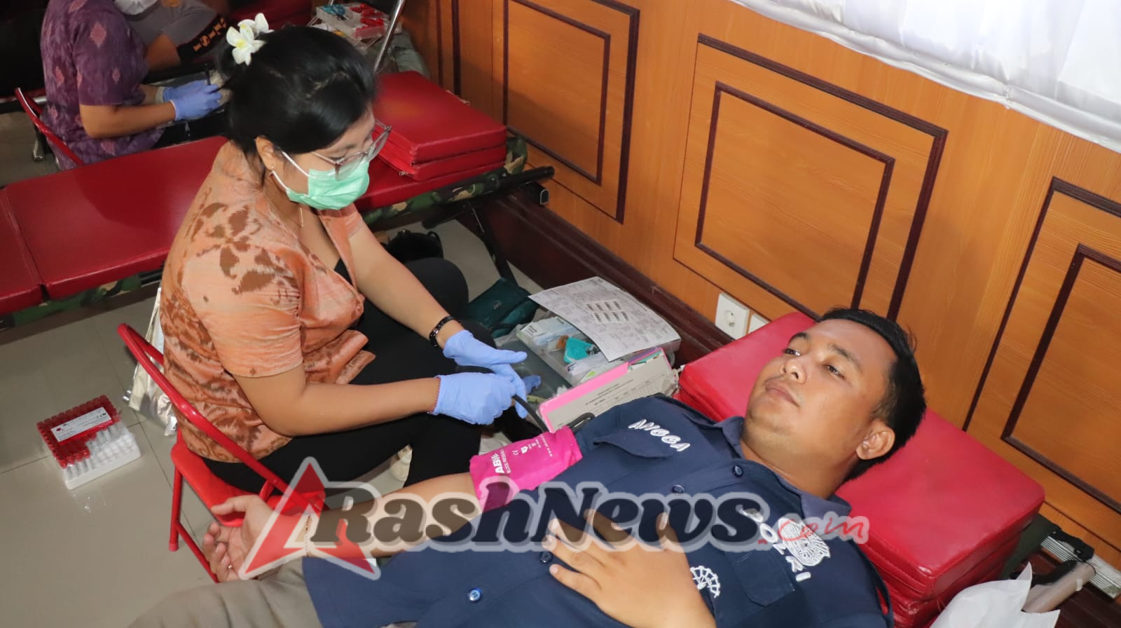 Humas Polresta Denpasar Gelar Donor Darah dalam Rangka HUT Humas Polri ke-74