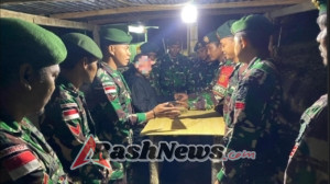 Kesadaran Meningkat, Warga Serahkan Senjata Springfield ke Pos Kewar Satgas Pamtas Yonarmed 12 Kostrad