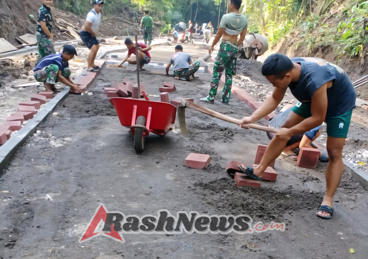Desa Bongkasa Pertiwi Terima Manfaat Besar dari TMMD Ke-126 Kodim 1611/Badung