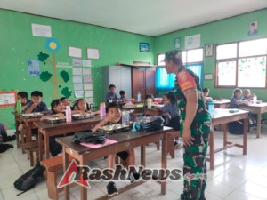 Sinergi Babinsa dan Sekolah, Wujud Nyata Kepedulian TNI terhadap Kesehatan Anak