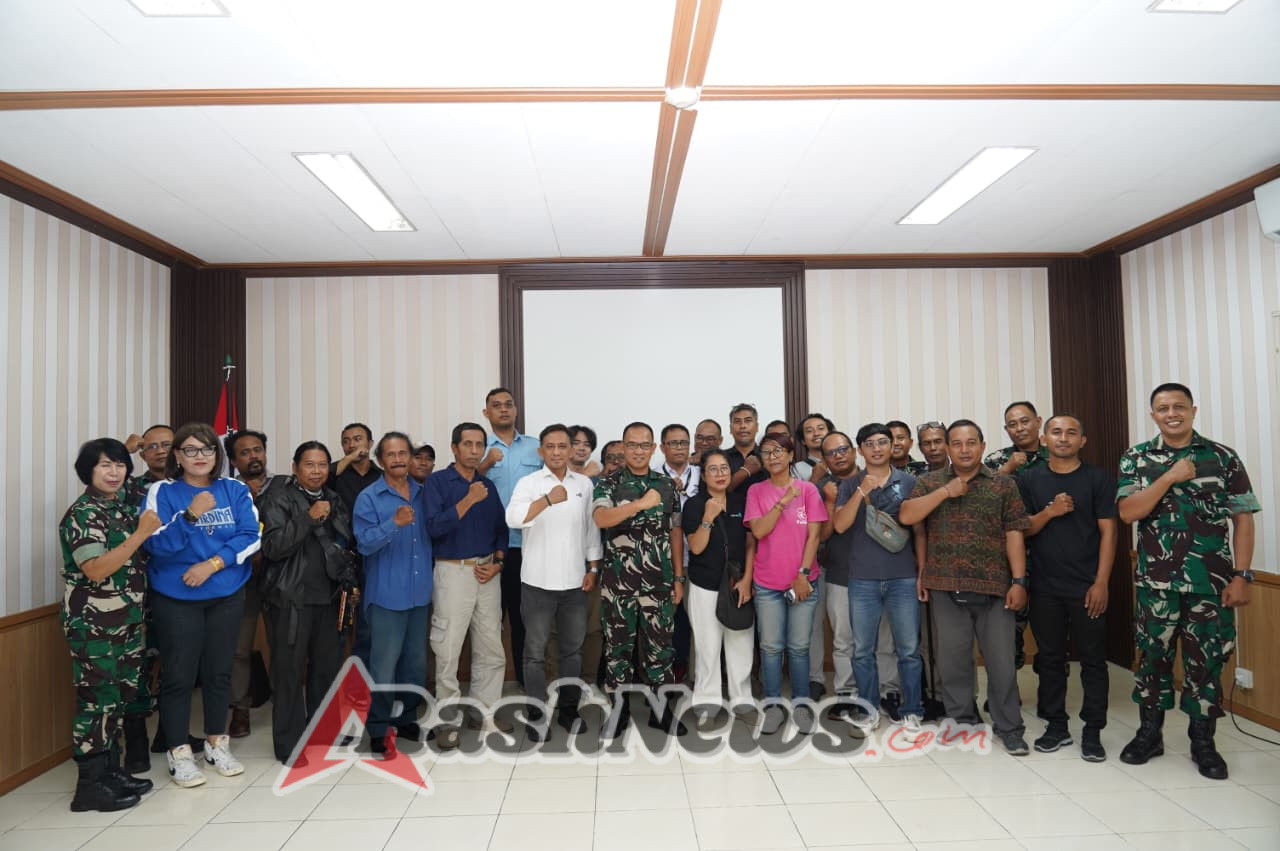 Pendam IX/Udayana Perkuat Sinergi dengan Awak Media lewat Simakrama