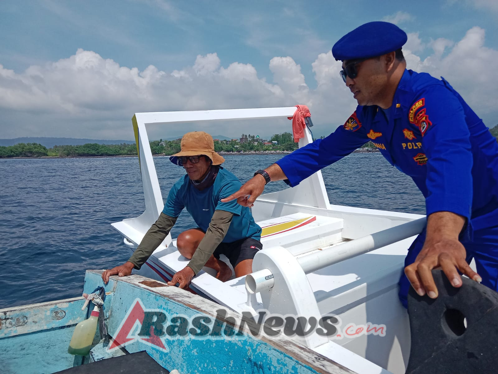 Sat Polairud Polres Karangasem Tindaklanjuti Kasus Pencurian Mesin Tempel di Perairan Tumbu