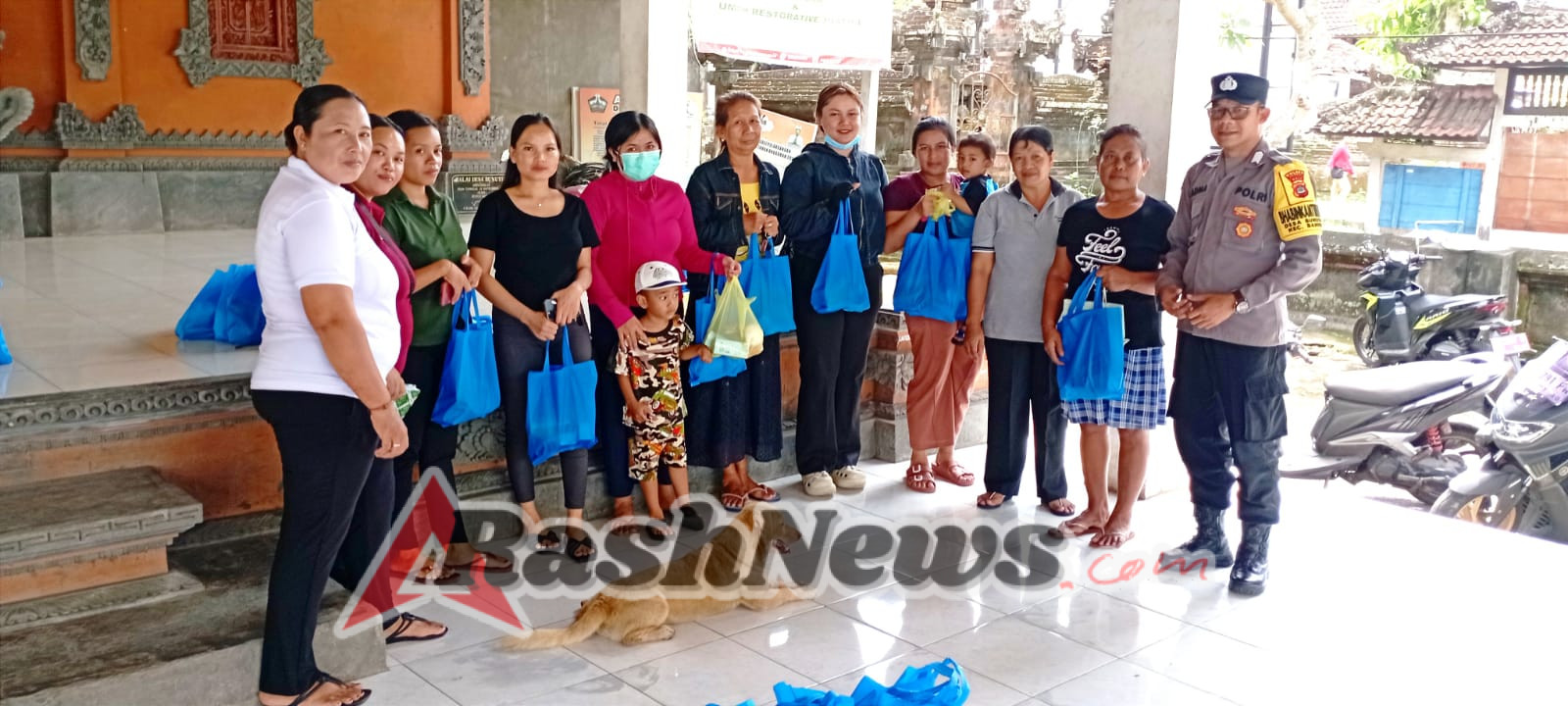 Bhabinkamtibmas Laksanakan Pengawasan dan Monitoring Penyaluran Makanan Bergizi Gratis di Desa Bunutin