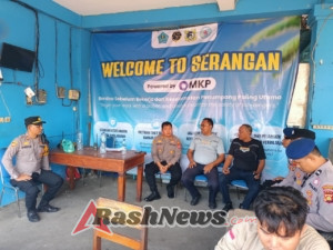 Kapolsek Denpasar Selatan Jalin Silaturahmi ke Pos Perhubungan Laut Serangan