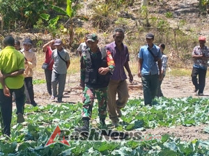 Babinsa Ajak Warga Teas Waspadai Cuaca Ekstrem dan Jaga Keamanan Lingkungan