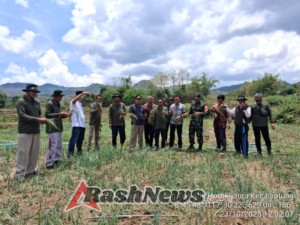 ‎Sekolah Lapangan Hortikultura, Babinsa Turut Dampingi Petani Lantung Tingkatkan Kualitas Produksi