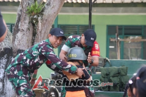 Kenalkan Dunia Militer Sejak Dini, Kodim Klungkung Edukasi Anak TK Negeri Gema Santi Semarapura Kangin
