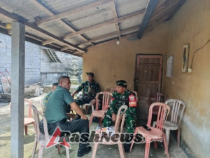 Kodim 1616/Gianyar Tunjukkan Solidaritas, Hadiri Rumah Duka Anggota yang Berduka