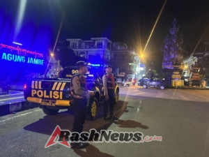 Samapta Polres Klungkung Rutin Patroli Malam “Blue Light Patrol”
