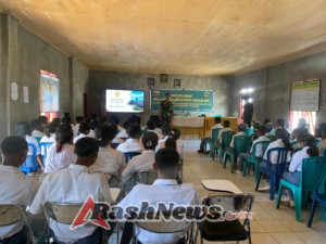 Melalui TMMD ke-126, Kodim 1625/Ngada Wujudkan Pembinaan Karakter Pelajar Lewat Penyuluhan Bela Negara