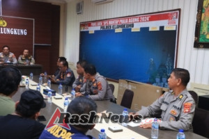 Polres Klungkung Gelar Audiensi Bersama Anak Muda Penghobi Motor Bahas Aksi Balap Liar di Desa Gunaksa.