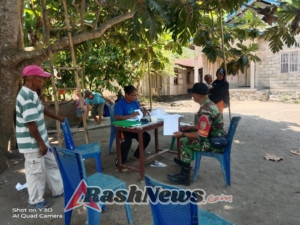 Kopda Faisal Idrus Pimpin Pamwil dan Komsos, Warga Sanggaroro Antusias