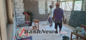 Kegiatan Gotong Royong Babinsa dengan Warga, Wujud Kepedulian TNI