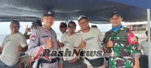 Polsek Kuta Selatan Laksanakan Pengamanan Dan Pemantauan Kegiatan “Uluwatu Boardriders Challenge” Di Pantai Suluban Pecatu