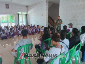 Tumbuhkan Semangat Bela Negara, Kodim 1627/RN Sosialisasikan Pendaftaran TNI AD kepada Pelajar