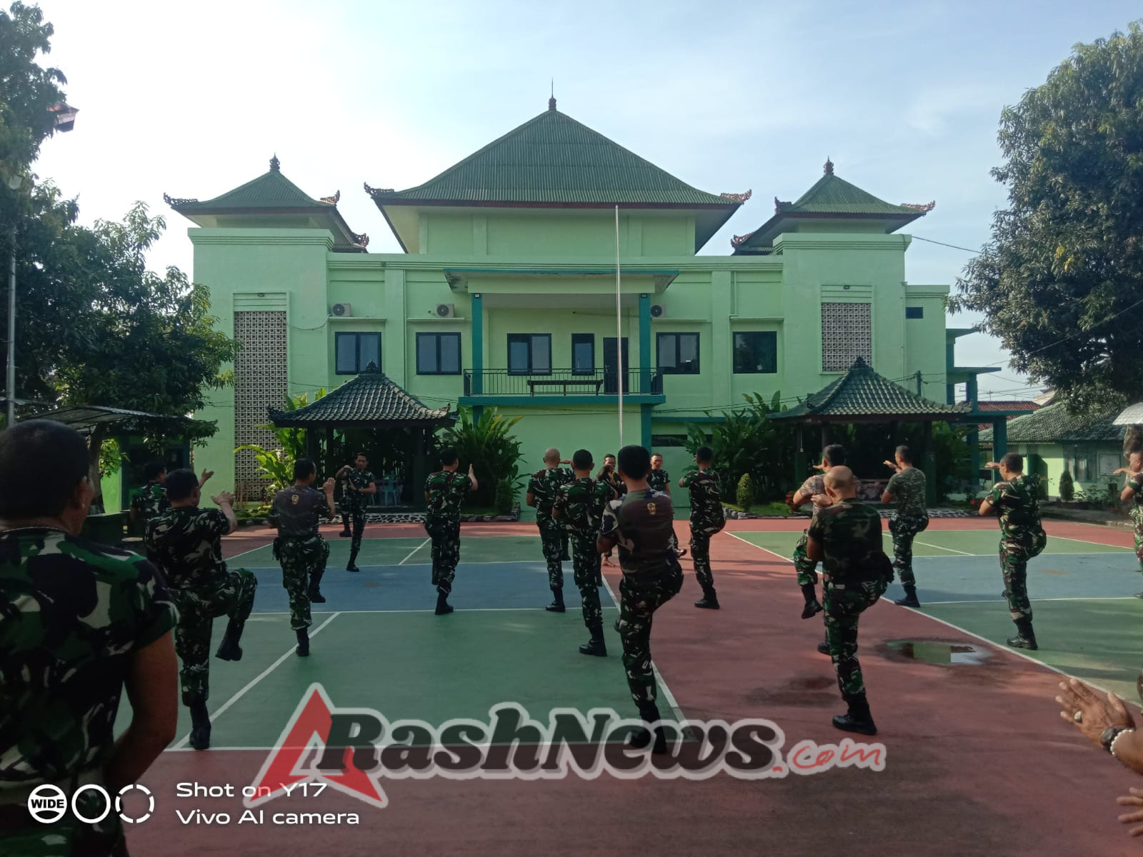 Optimalkan Pencapaian Tupoksi, Prajurit Kodim Klungkung Latihan Pencak Silat Militer