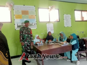 Tingkatkan Gizi Anak Sekolah, Babinsa Beru Dukung Program MBG di Kecamatan Jereweh