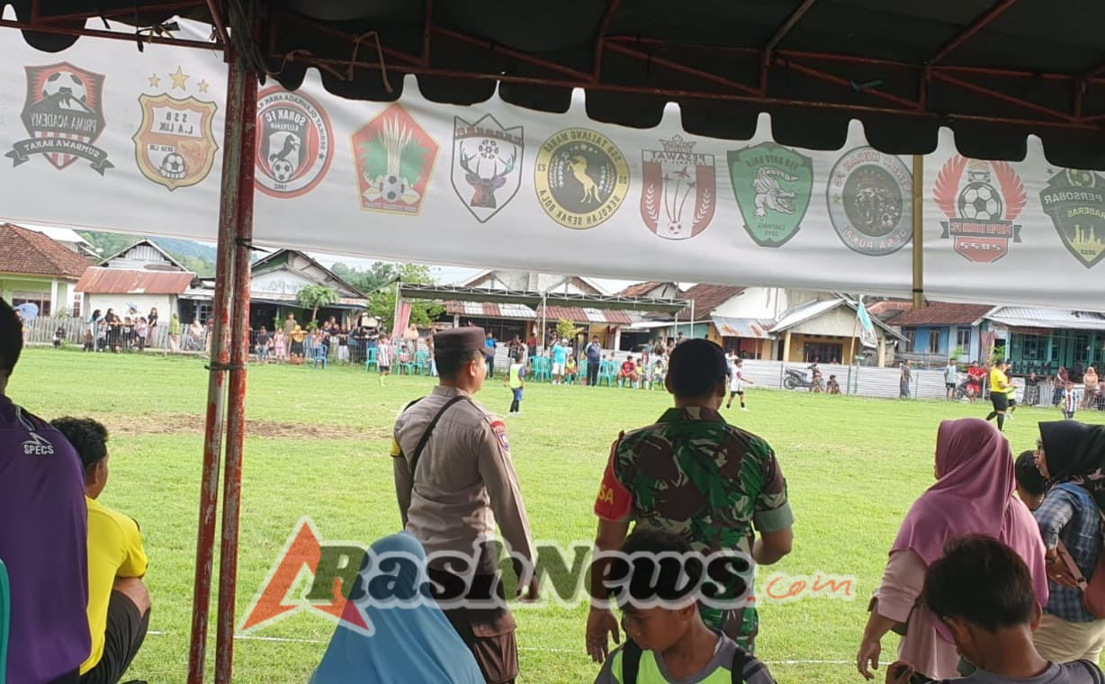 Sinergi TNI–Polri Kawal Persiapan Kades Seran Cup I Berjalan Aman dan Lancar