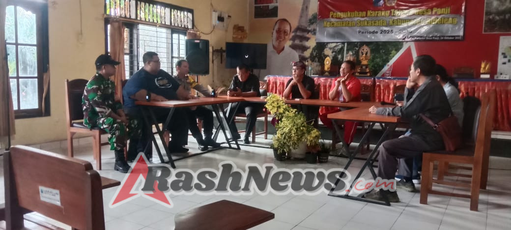 Sinergitas TNI dan Pemerintah Desa Panji Terjalin Harmonis dalam Kegiatan Komsos dan Dewa Yadnya