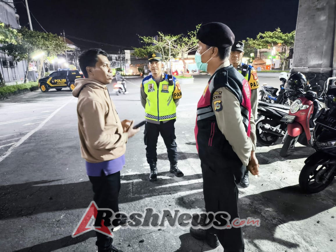 Patroli KRYD, Yustisi, dan Cooling System Jaga Kondusifitas Wilayah Denpasar Selatan