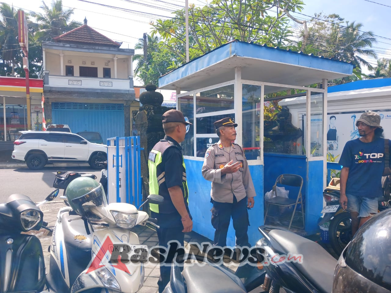 Satuan Binmas Polres Bangli Laksanakan Pembinaan dan Koordinasi dengan Satuan Pengamanan di Akademi Mediterania Bangli