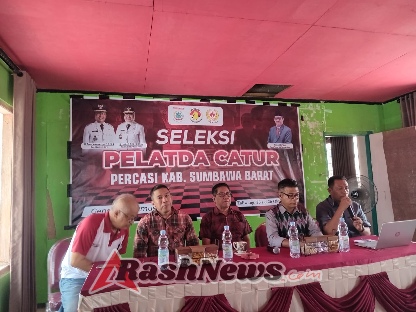 KONI dan Percasi Gelar Seleksi Pelatda Catur, Babinsa Sampir Hadir Semangati Peserta