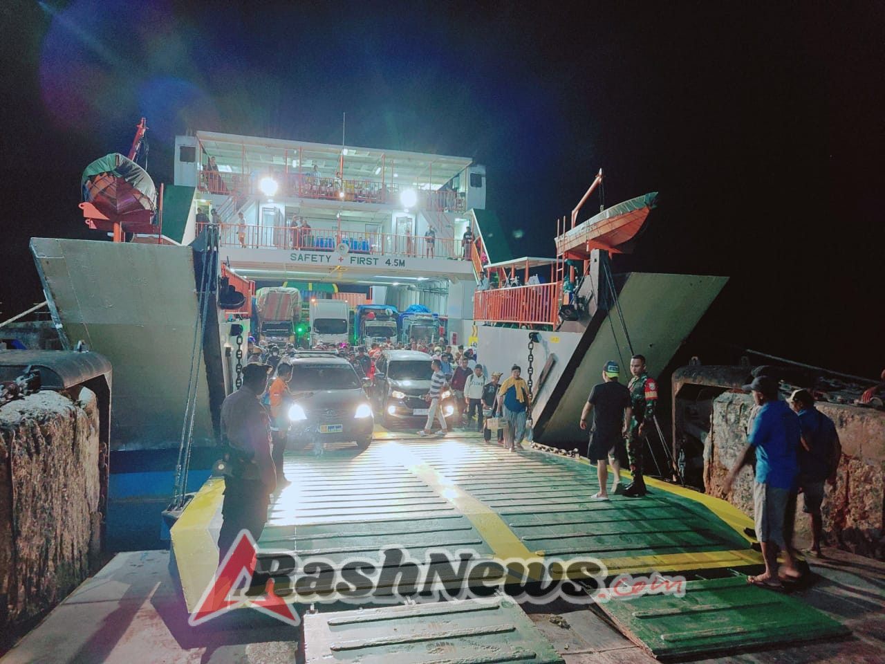 3. Kopda Grani Fia Laksanakan Pengamanan Sandarnya KM Garda Maritim 3